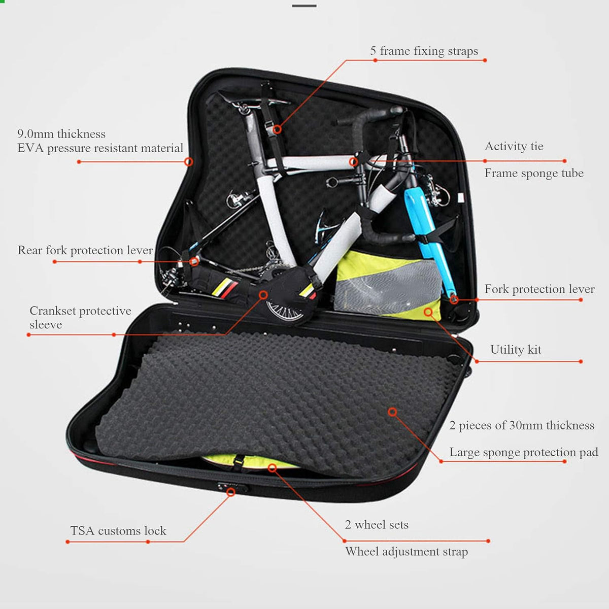 Round Trip Transition Bike Travel Case E34555