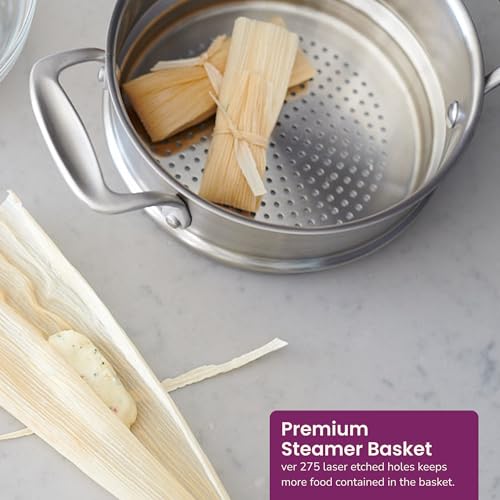 Stainless Steel Steamer Insert for 2 quart and 3 quart Sauce Pans D82668