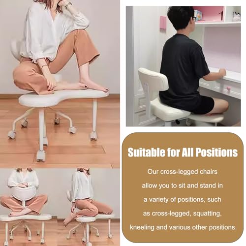 Black Swiveling Meditation Chair with Back Support S765606
