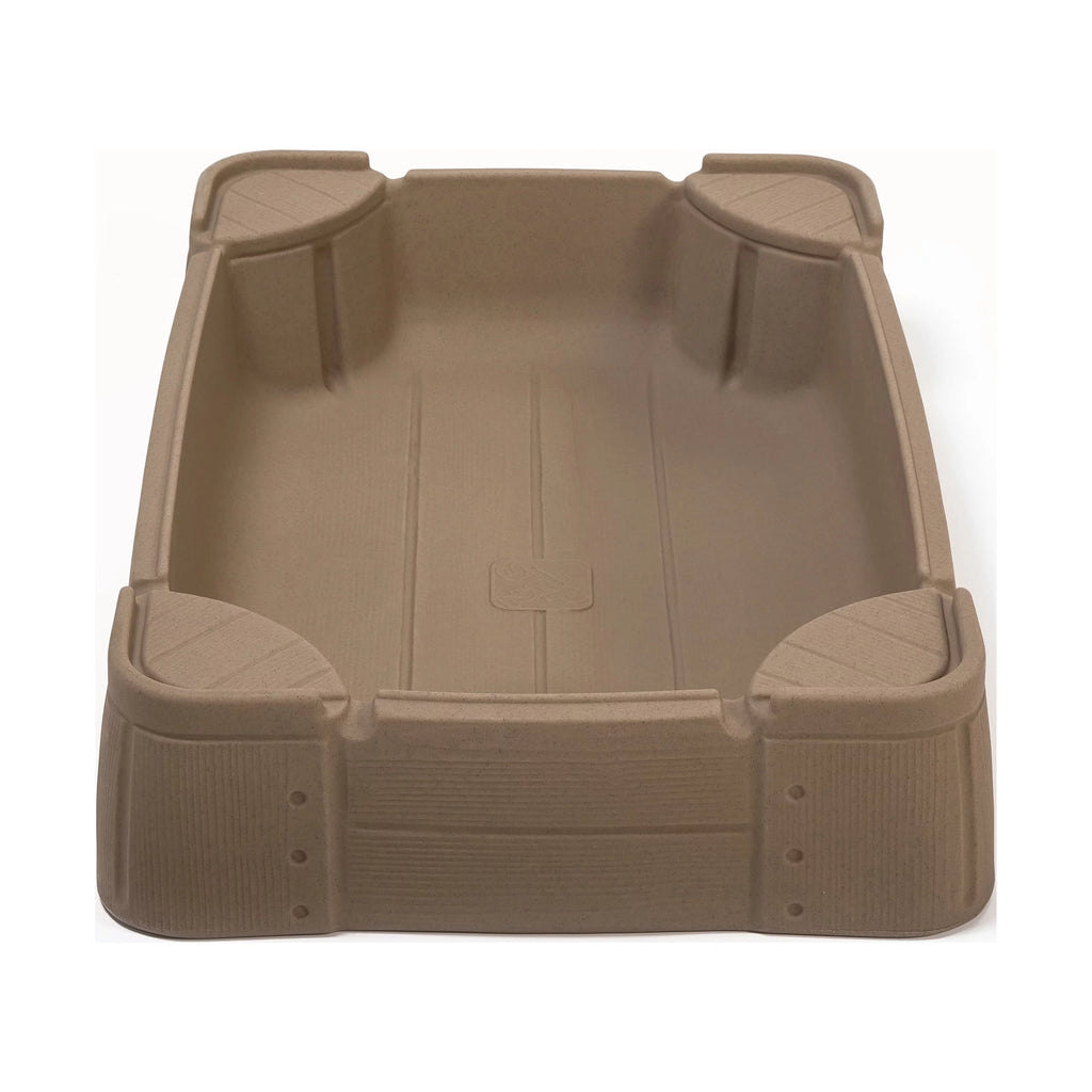 Brown Plastic Kids Sandbox with Cover H886