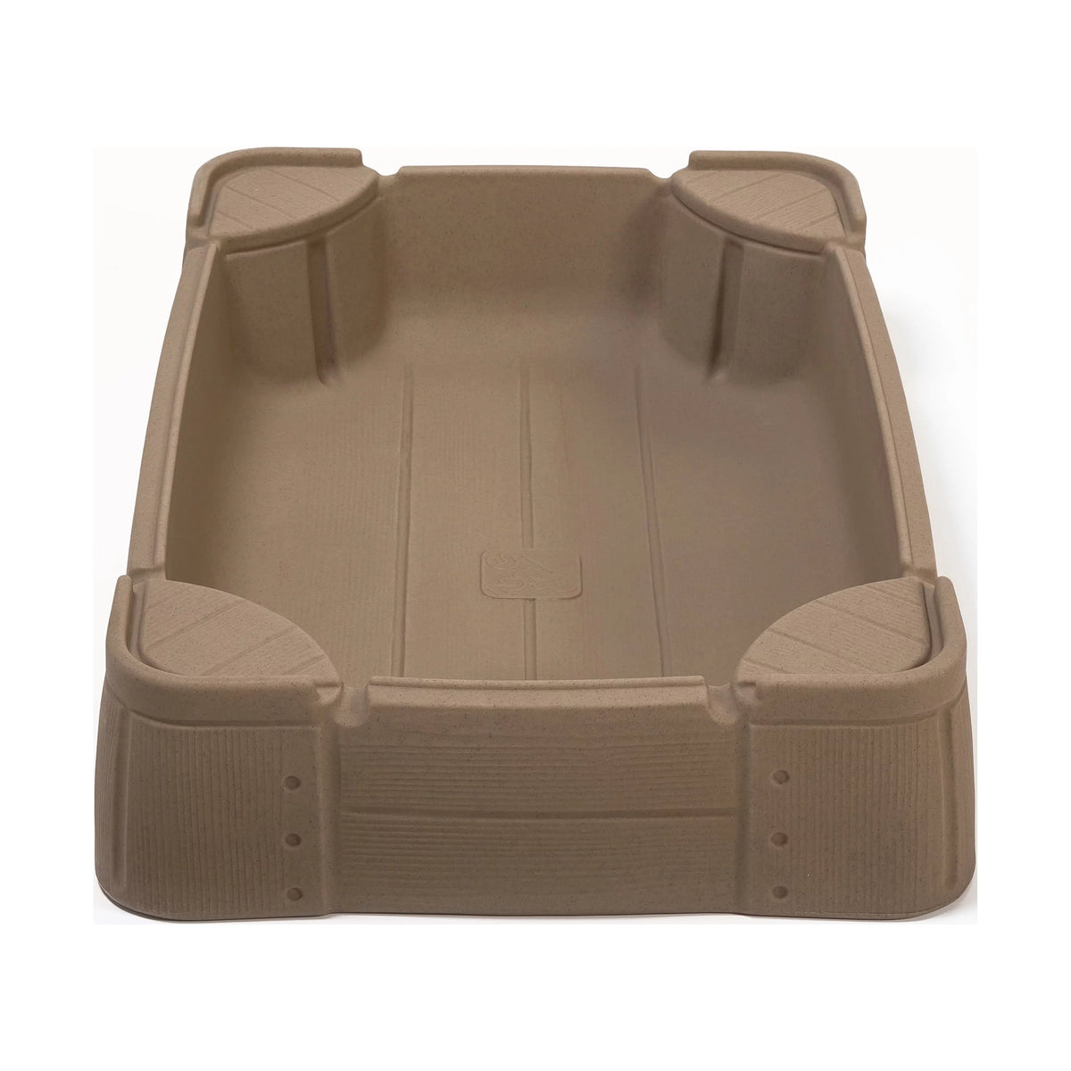 Brown Plastic Kids Sandbox with Cover H886