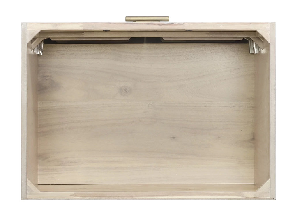 30" Free Standing Hardwood Vanity Cabinet Only Chalky White Z11823