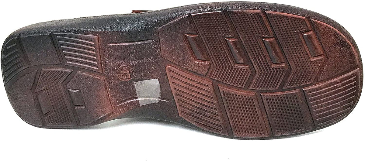 Men's Closed Toe Hook and Loop Sandals A8216