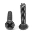 #8-32 x 1 Coarse Thread Machine Screw Phillips Flat Head Low Carbon Steel Black Oxide X538