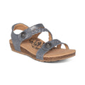 Pewter Leather 5 M Shoes X7274
