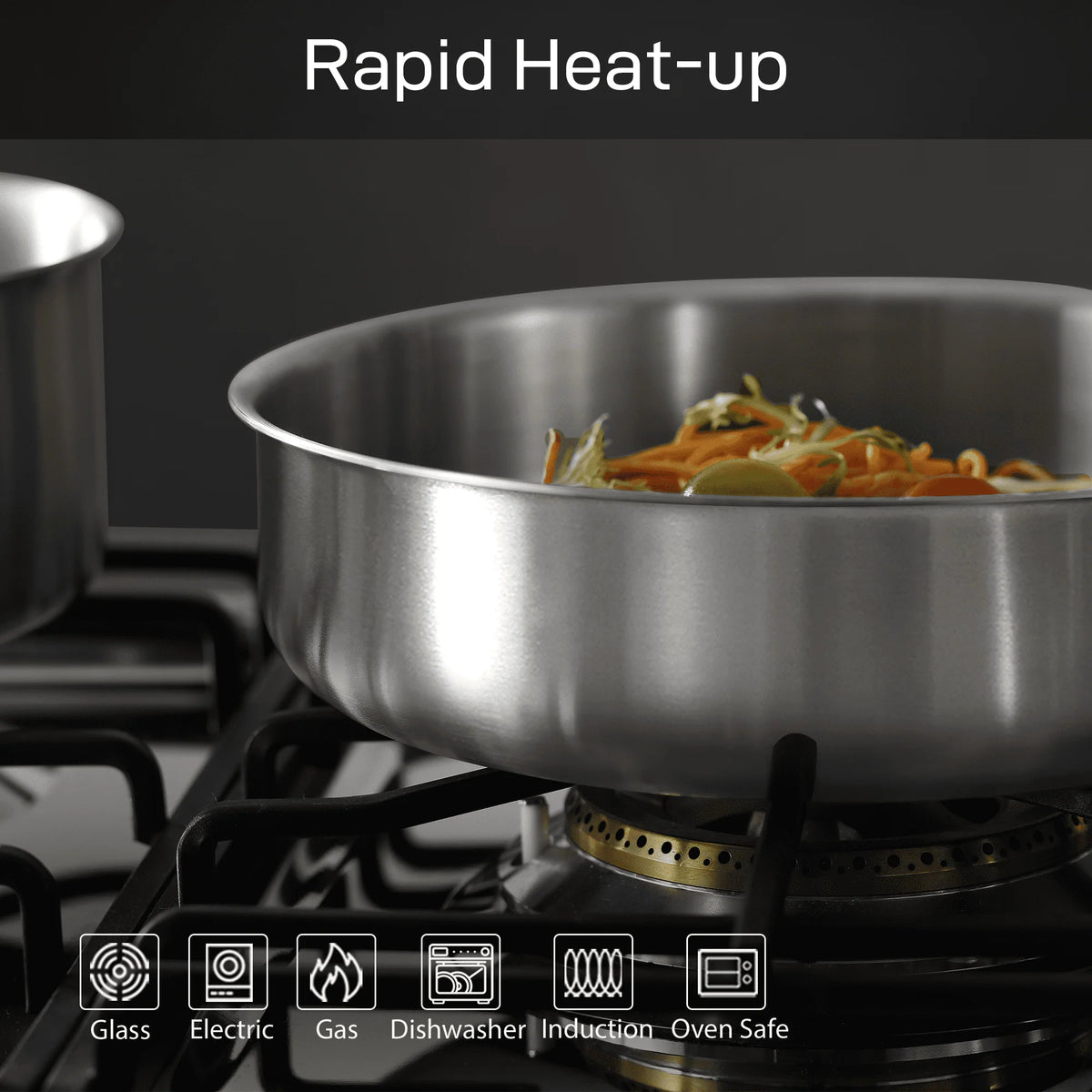 5 Pcs Nonstick Granite Cookware Set L6106