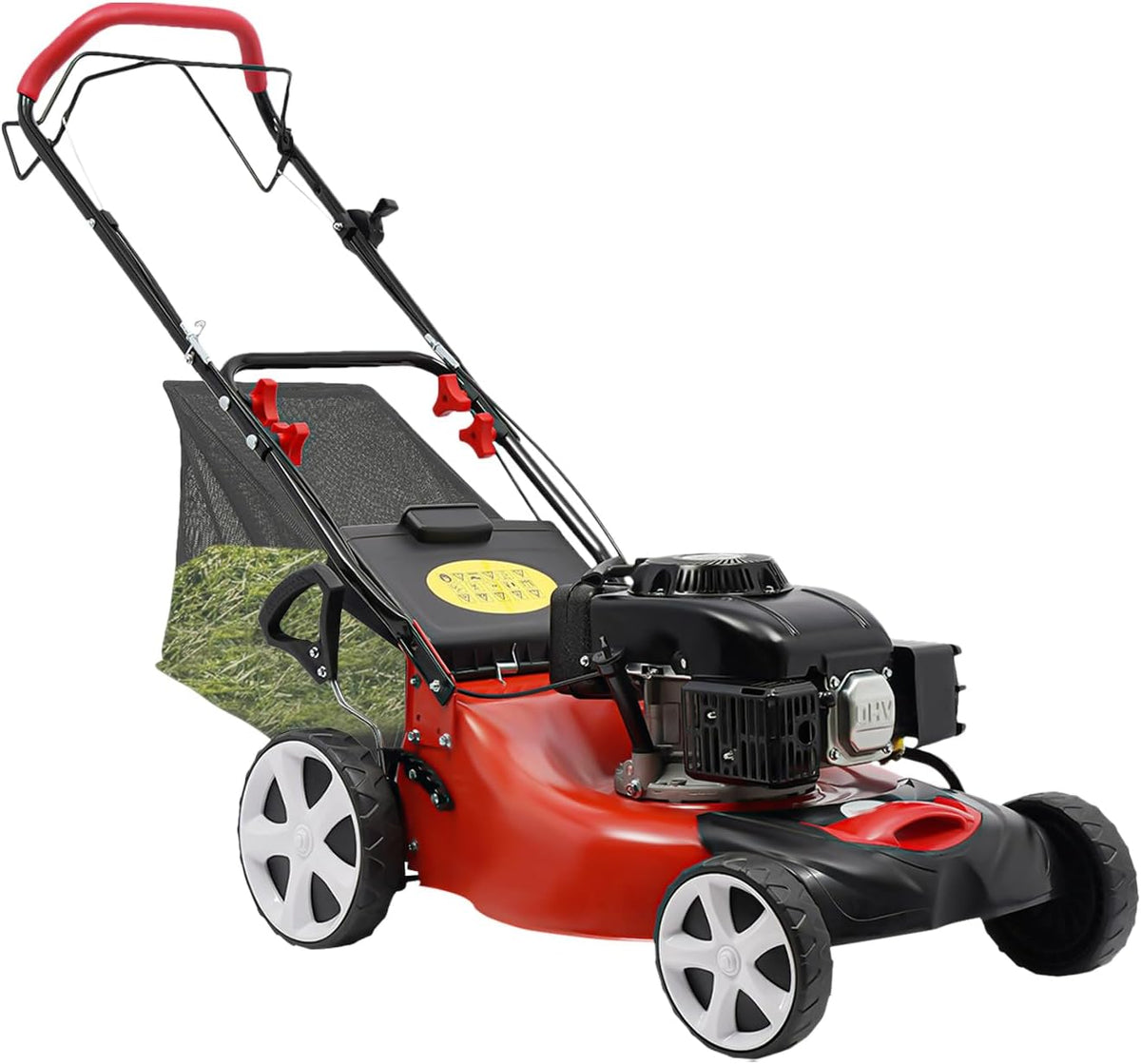 Self Propelled 20-inch 140cc 4-Stroke Gas Lawn Mower with Bagger C9433