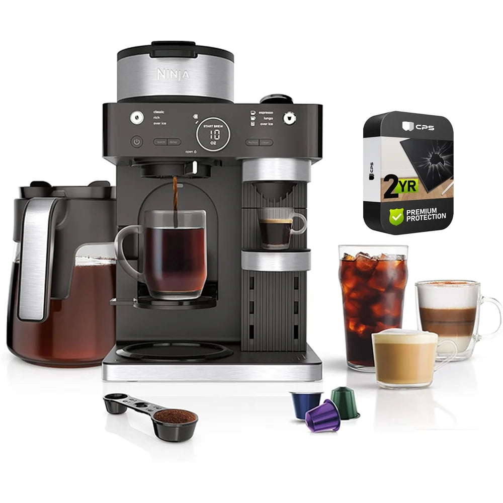 Black and Stainless Steel Espresso & Coffee Barista System C708