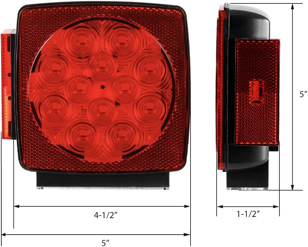 12V Submersible LED Trailer Tail Light Kit P22857