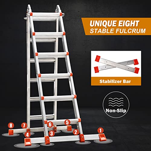 6 Step Multi Position Ladder S625