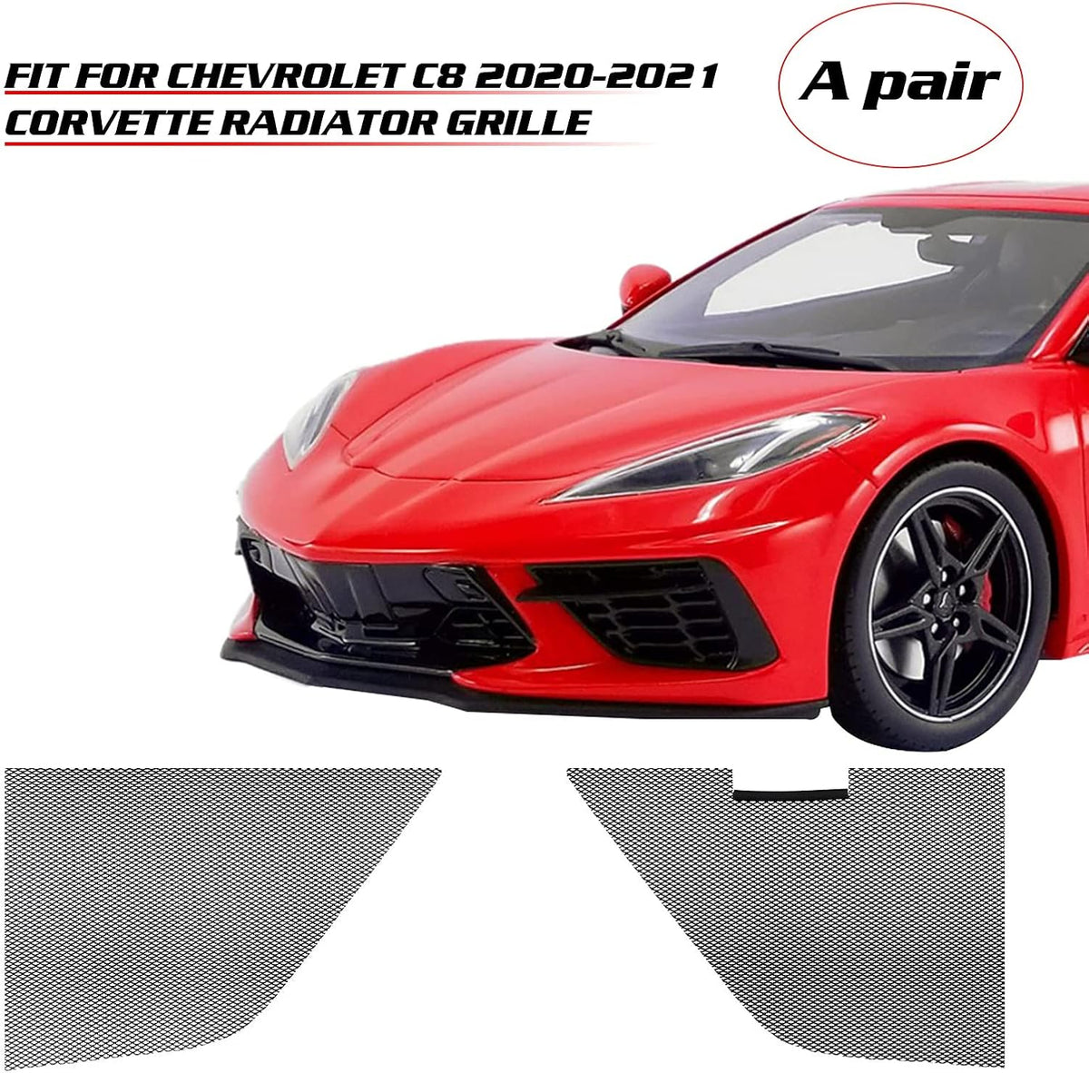 Aluminum Front Bumper Grille Mesh Set M74434