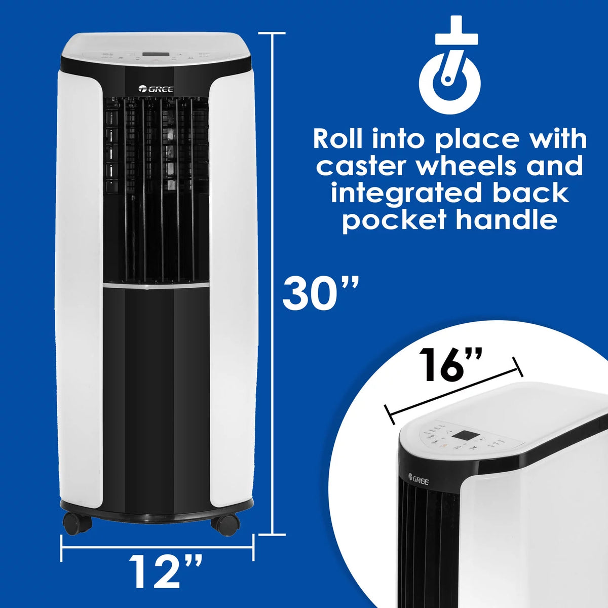 6,000 BTU Portable Air Conditioner with Remote A7844