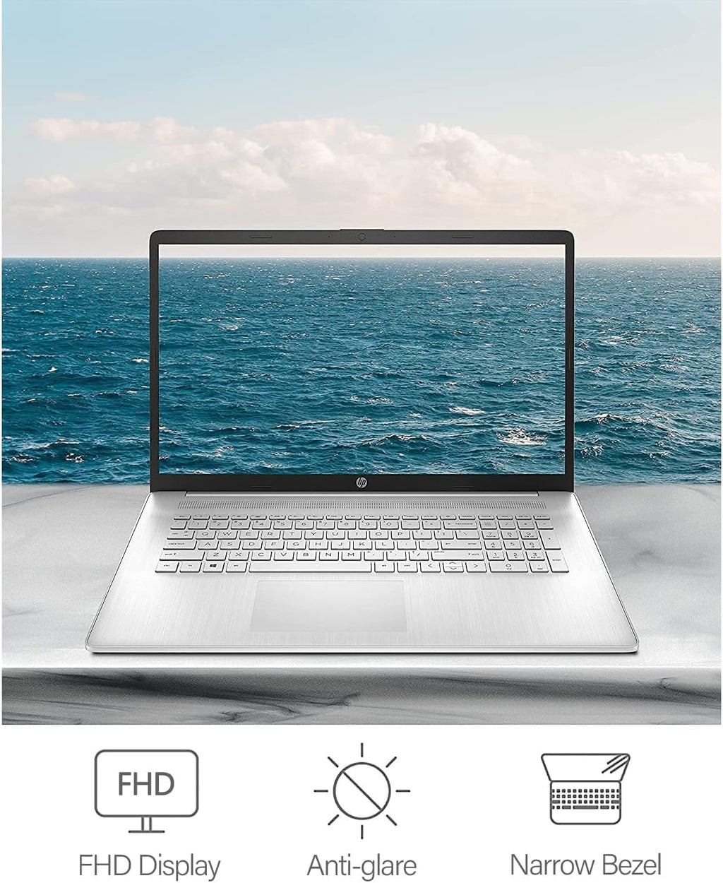 17.3" IPS FHD Laptop, 13th Intel i5-1335U, 32GB RAM, 1TB SSD, Silver E3250