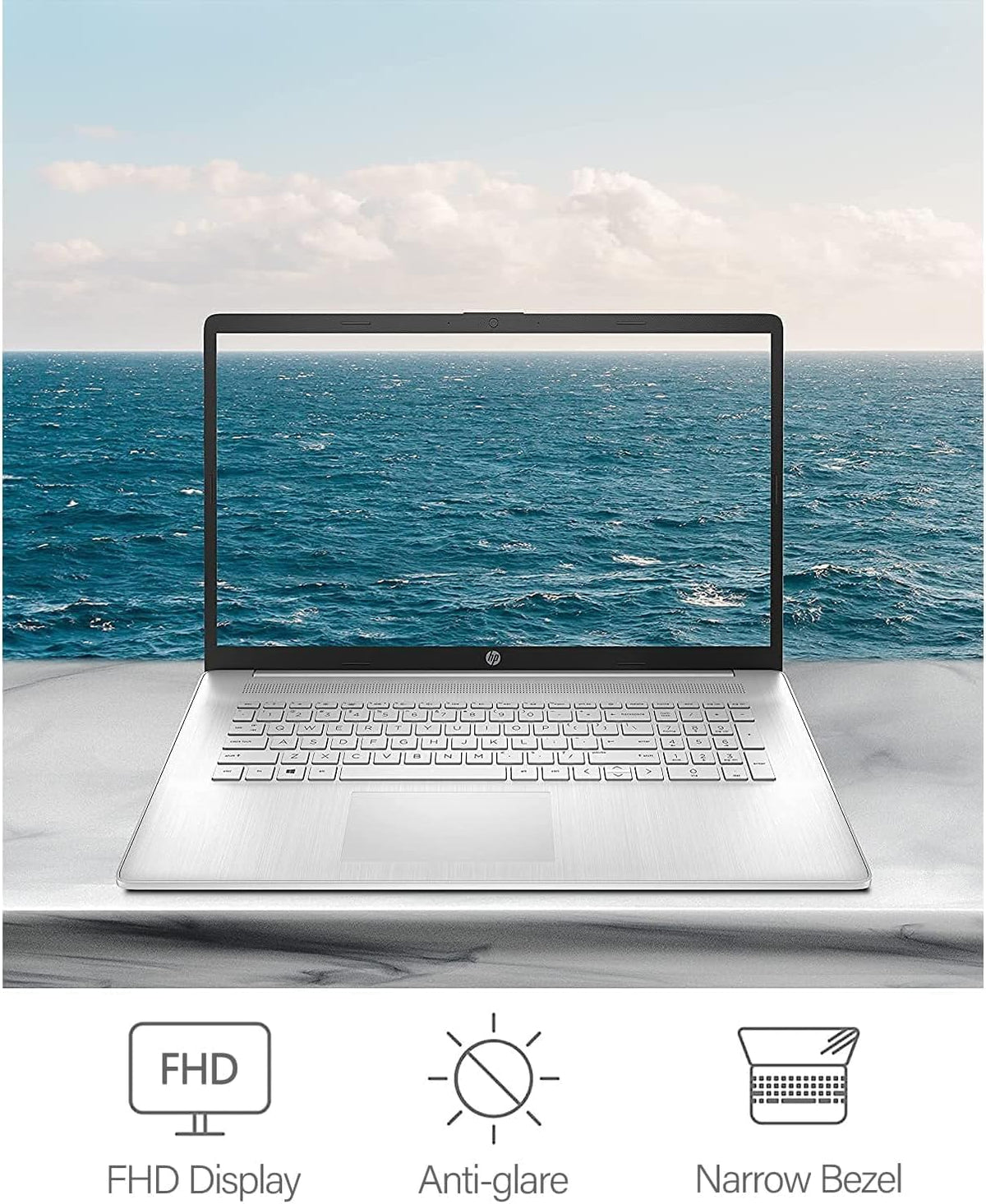 17.3" IPS FHD Laptop, 13th Intel i5-1335U, 32GB RAM, 1TB SSD, Silver E3250
