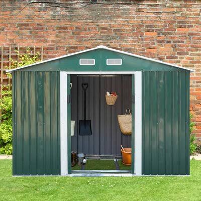 9 x 6 ft Metal Storage Shed D3468
