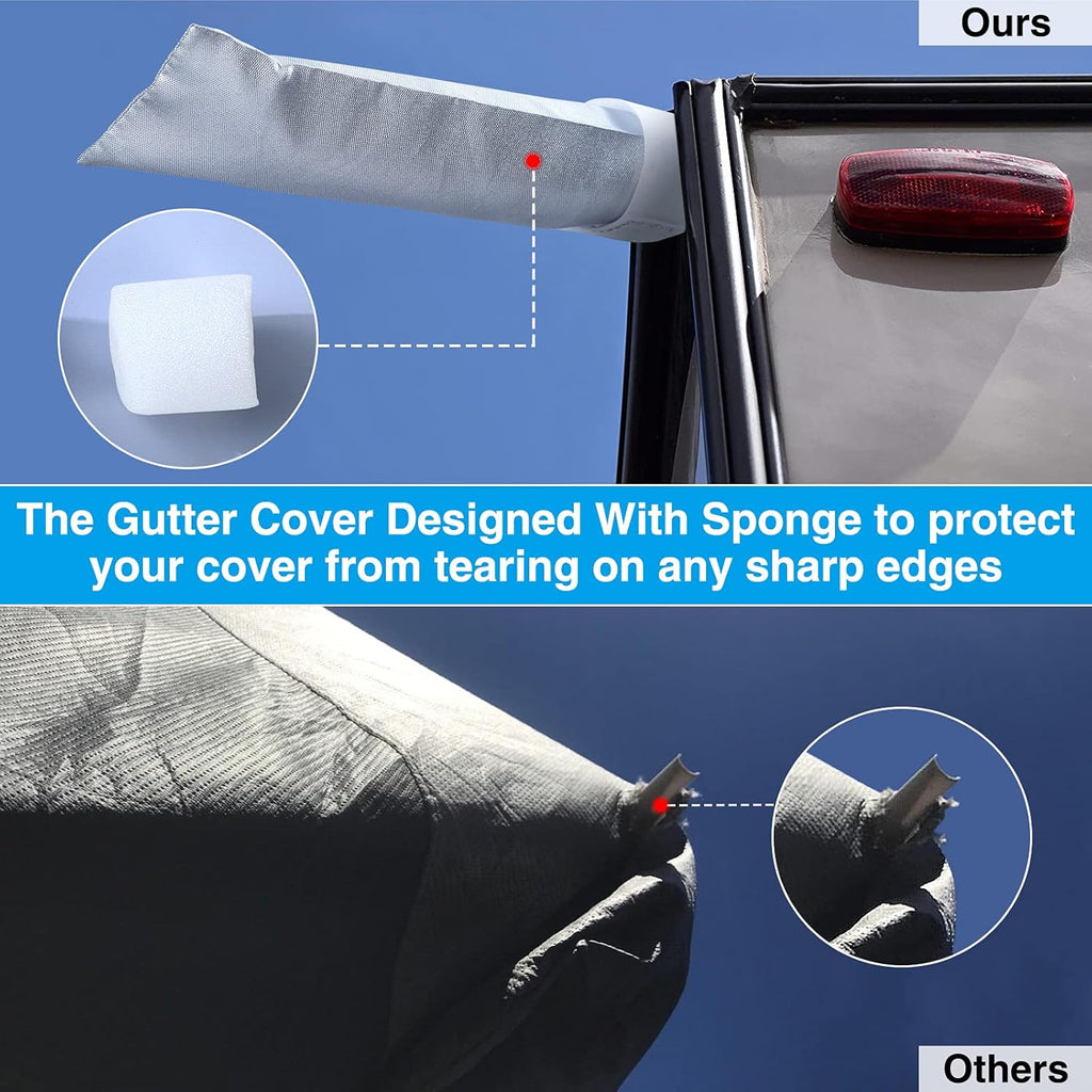150D Rip-Stop Waterproof Travel Trailer Cover 26'1 - 28'6 W542