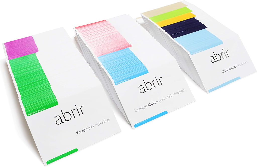 Spanish Conjugation Flash Cards U81178