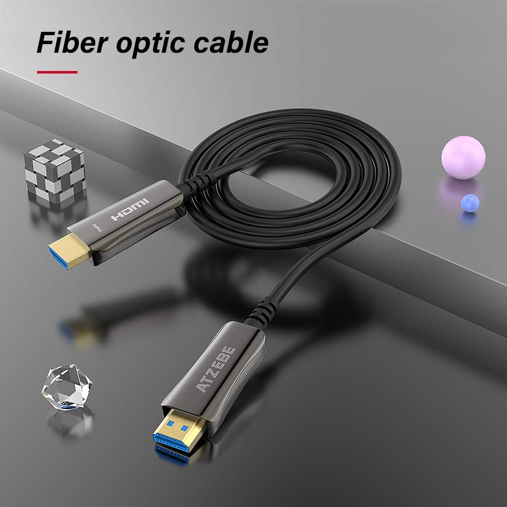 Fiber Optic HDMI Cable 328ft 4K@60Hz HDR ARC 18Gbps W2257