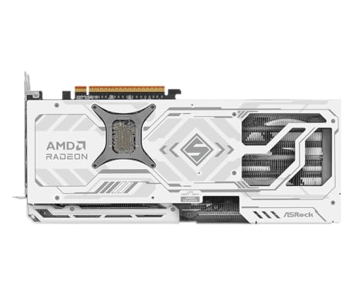 AMD Radeon RX 9070 XT 16GB White GPU GDDR6 256Bit PCIe5.0 Triple Fan Graphics Card T90833