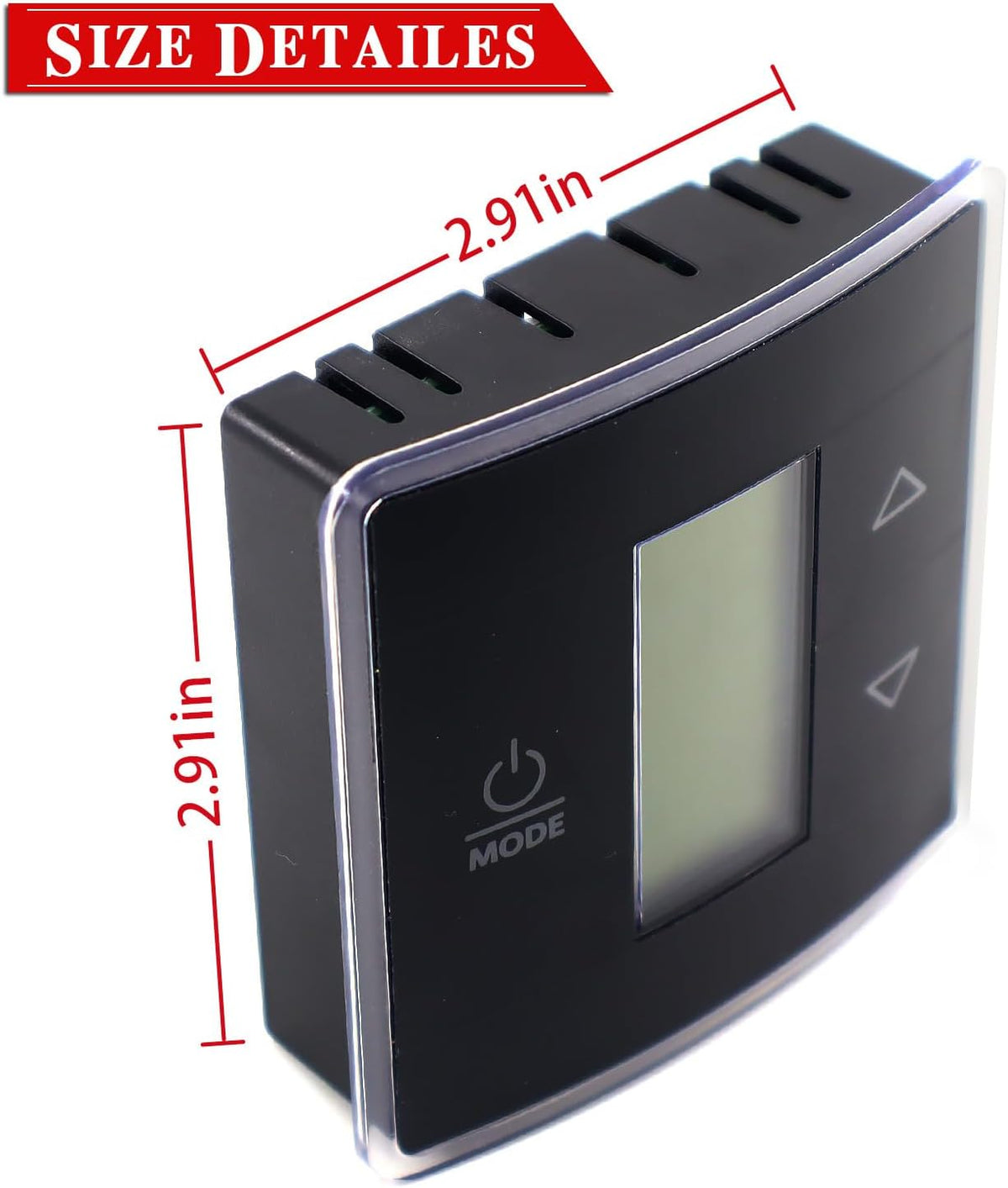Black Wall Thermostat Relay Box for RV Camper Conditioners T401169