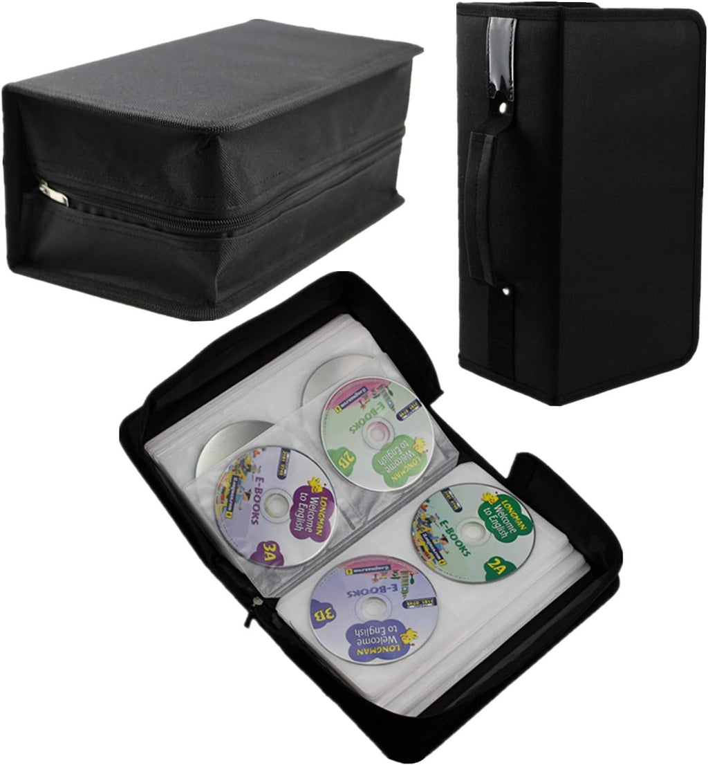 168 Capacity Black CD/DVD Case Holder T355054