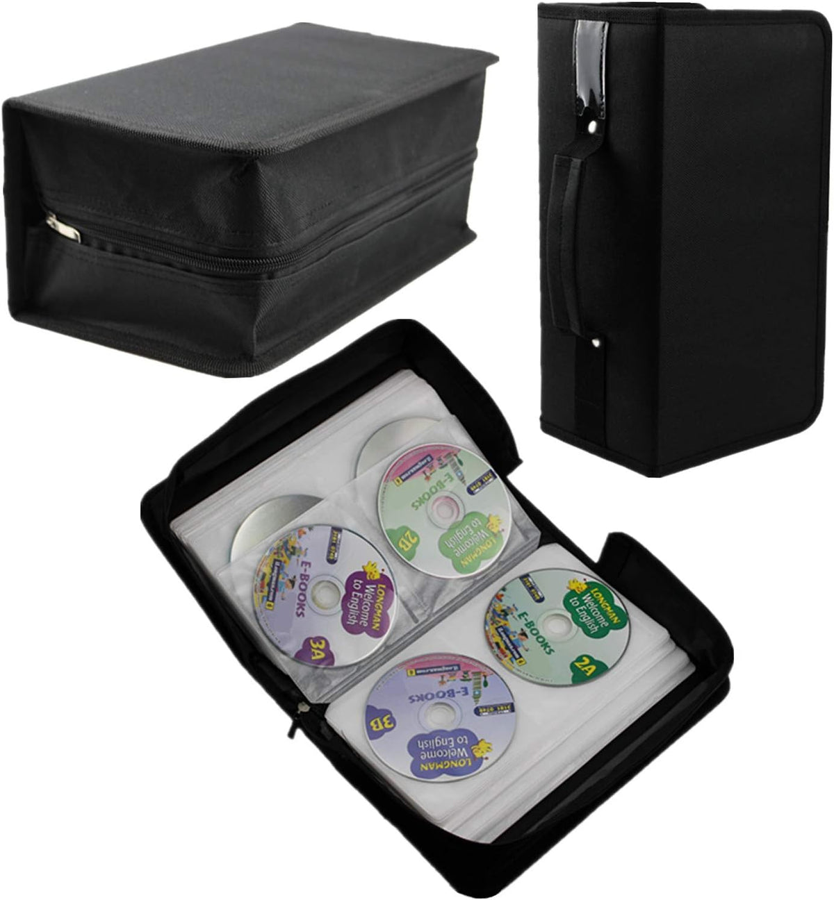 168 Capacity Black CD/DVD Case Holder T355054