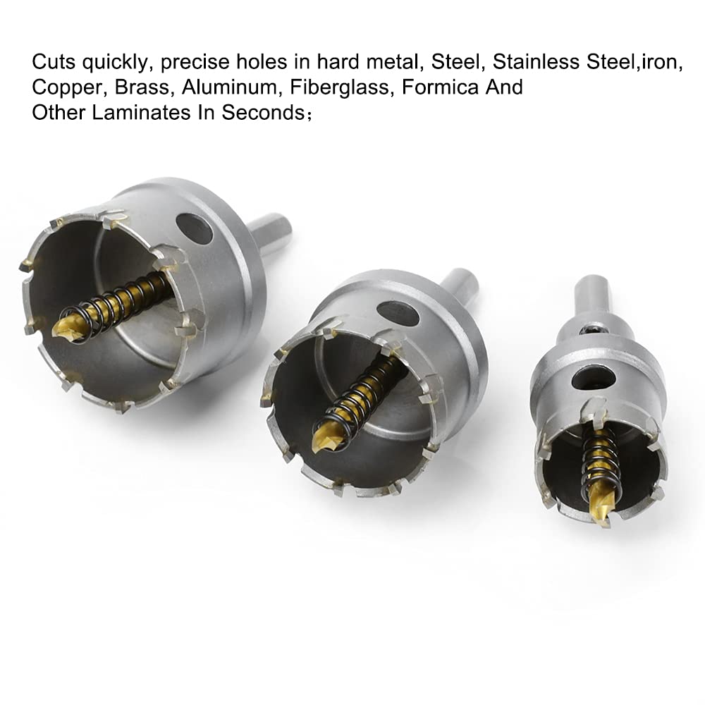 12 Pc TCT Hole Saw Kit with Pilot Drill Bit X5148