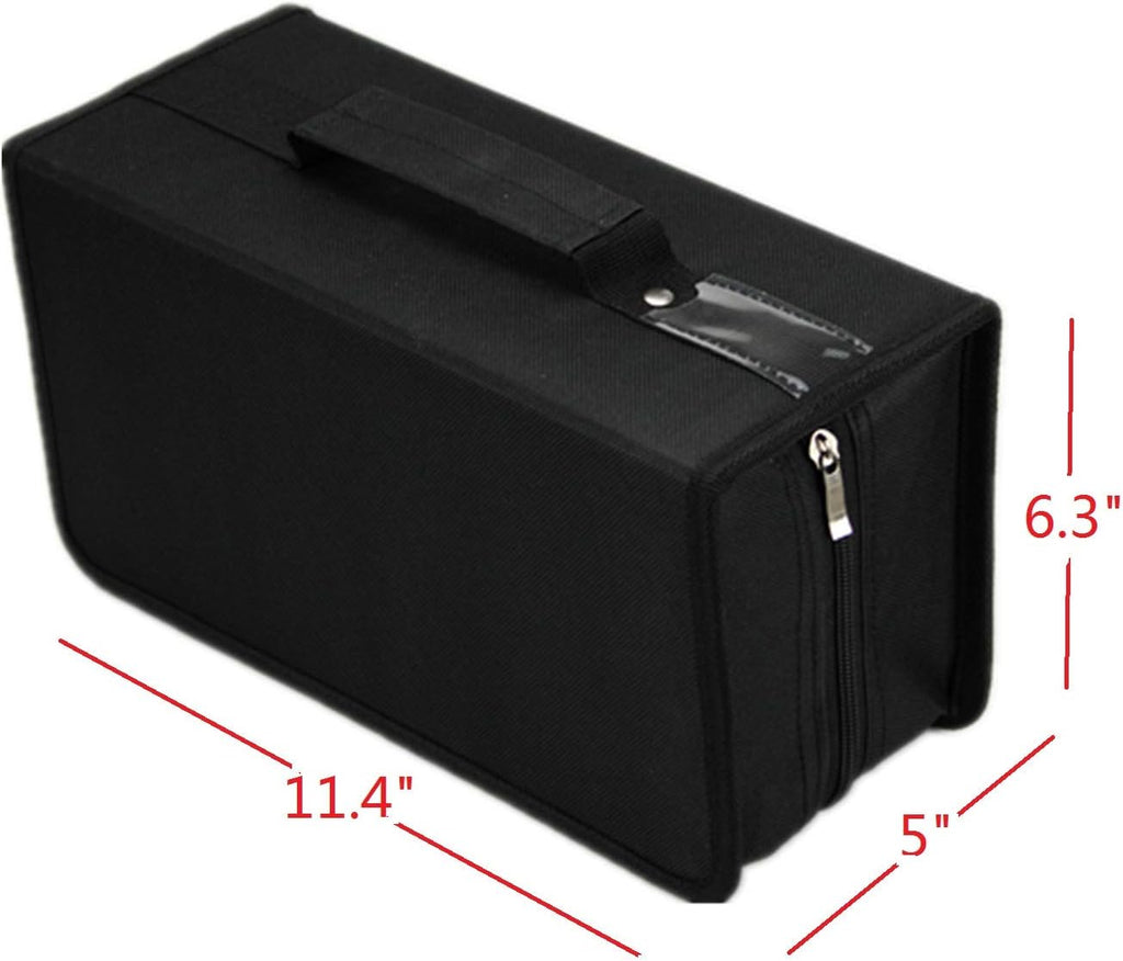 168 Capacity Black CD/DVD Case Holder T355054