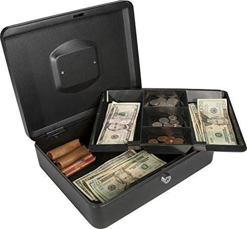 12-Inch Cash Box with Key Lock D49719