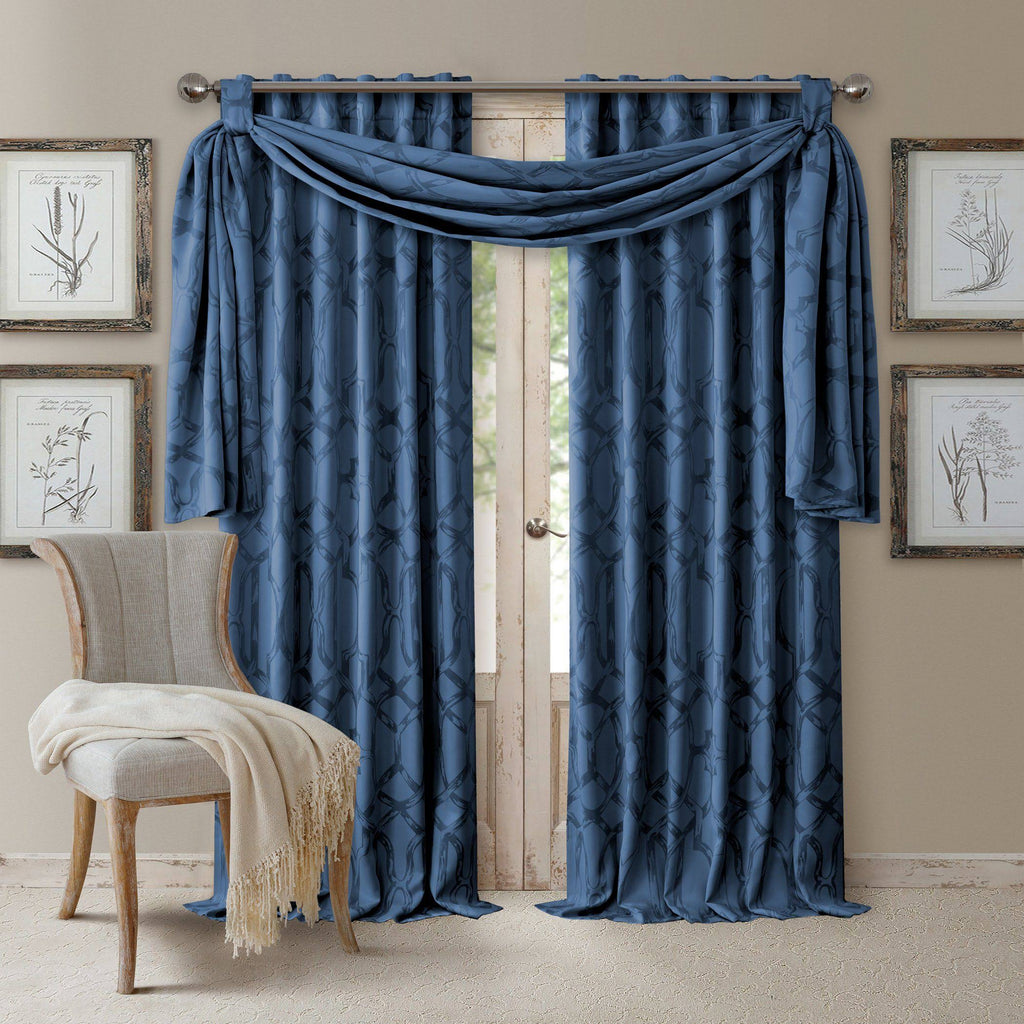 Ironwork Blackout Scarf Valance L826765