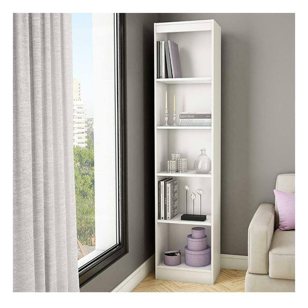 5-Shelf Narrow Bookcase H726