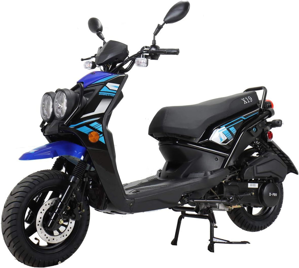 Red 150cc Gas Moped Scooter T756