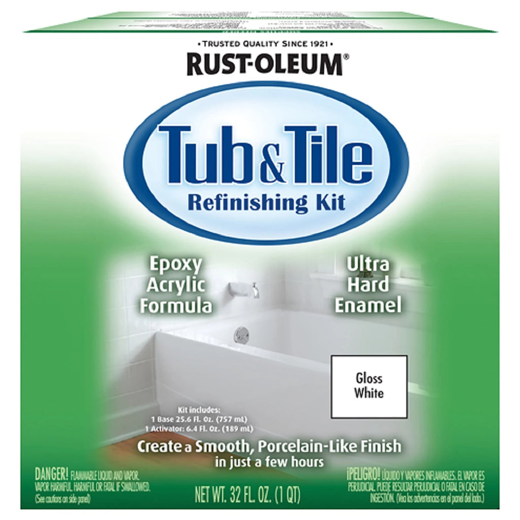 White Gloss Tub & Tile Refinishing Kit O463316