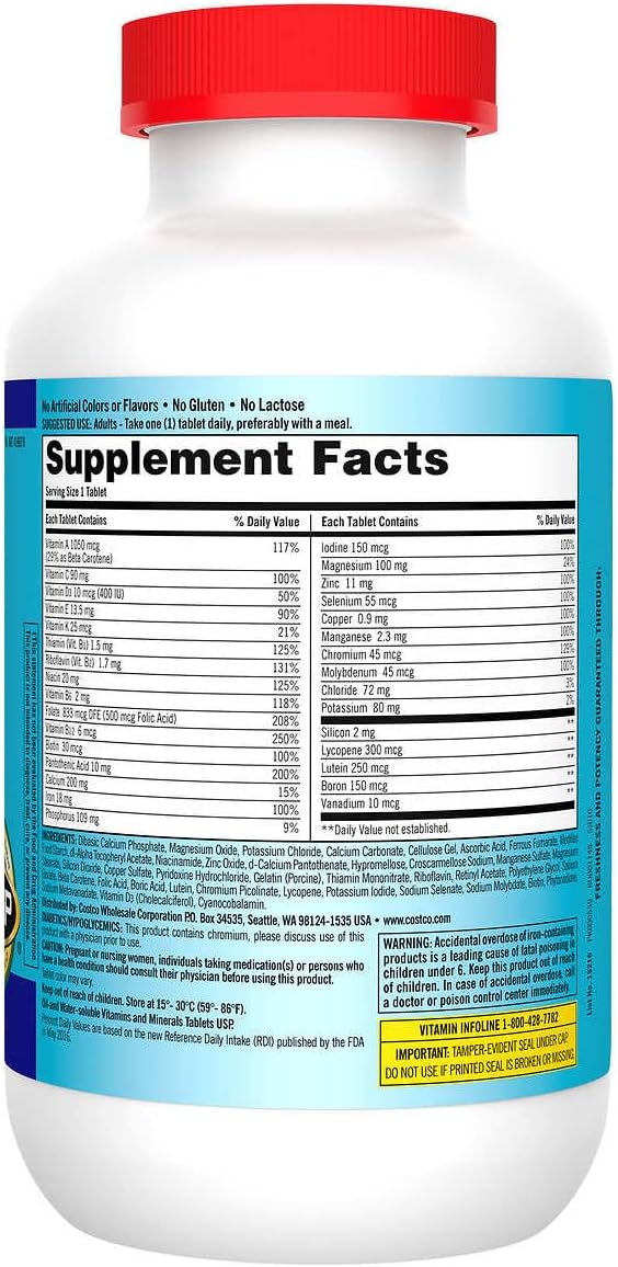 Daily Multi Vitamins & Minerals 500ct B825985