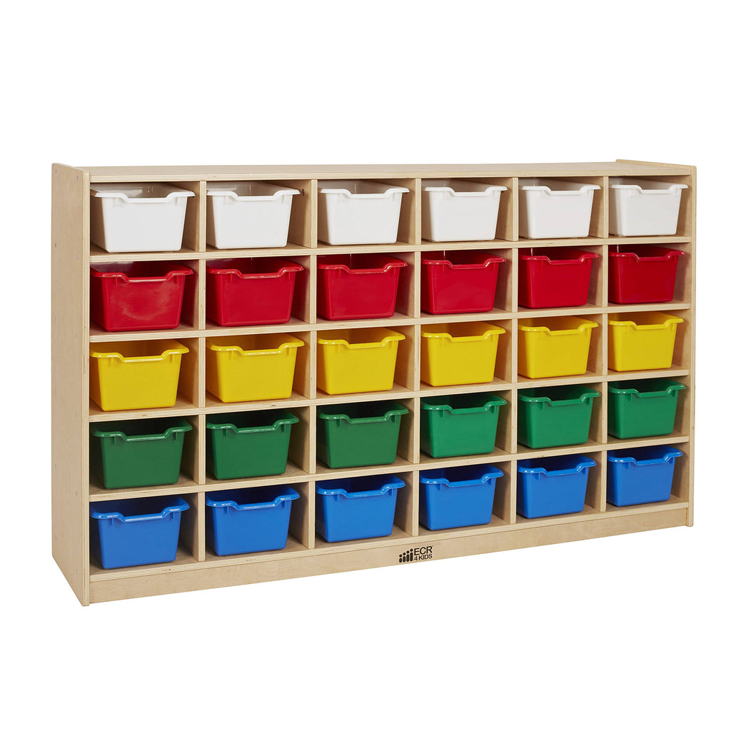 Birch 30 Cubby Tray Cabinet M4337