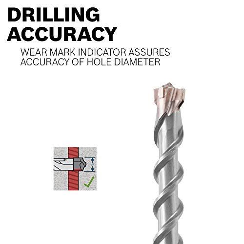 3/4x22 x 31x22 x 36x22 SDS-Max Carbide-Tipped 4-Cutter Drill Bit S218