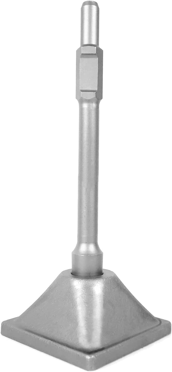 1-1/8" Tamper Shank with 6x6" Plate for Jack Hammer Bit V284