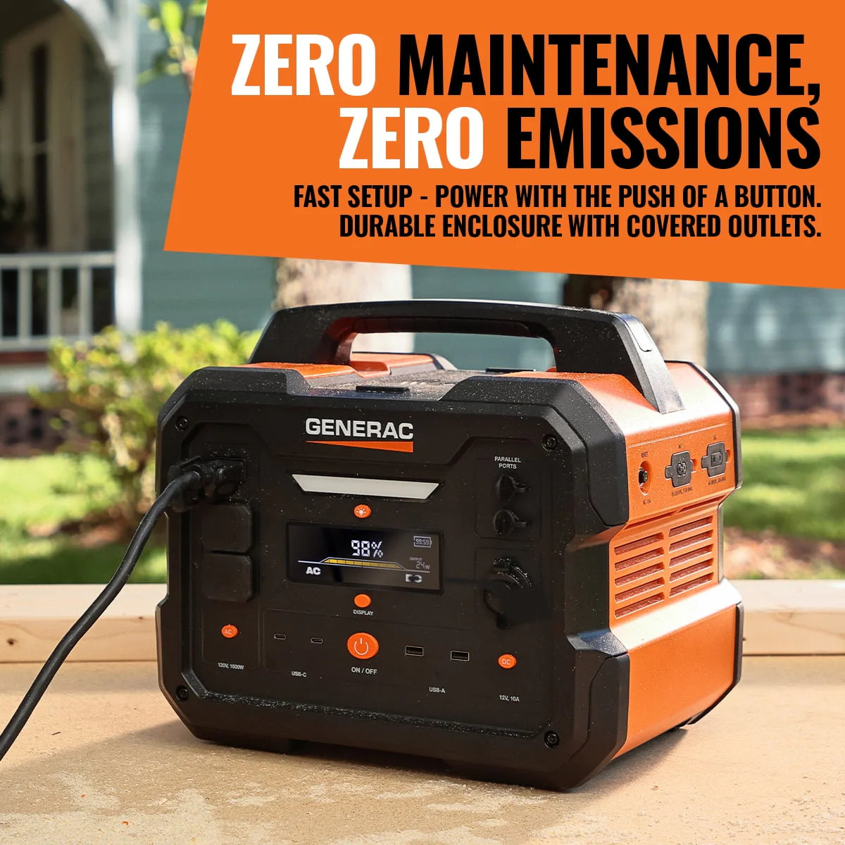 Portable Generator 1600/3200W 2106Wh Battery Powered P547232