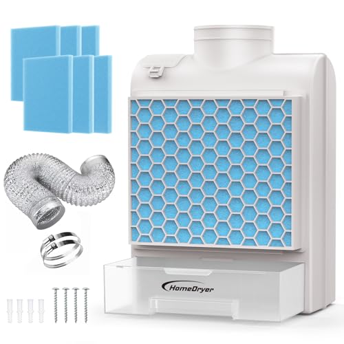 3-in-1 Indoor Dryer Vent Kit with Stainless Steel Screen Filter and 6 Extra Polyester Filters S963925