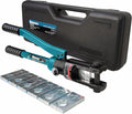 Hydraulic Cable Lug Crimper 16 Ton 9 AWG to 600 MCM Tool Kit with 13 Die Sets Z450738
