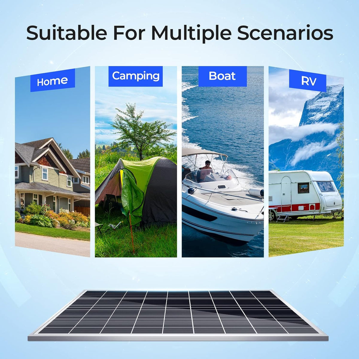 200 Watts Monocrystalline Solar Panel D745