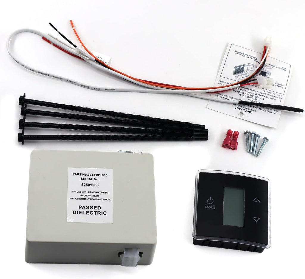Black Wall Thermostat Relay Box for RV Camper Conditioners T401169