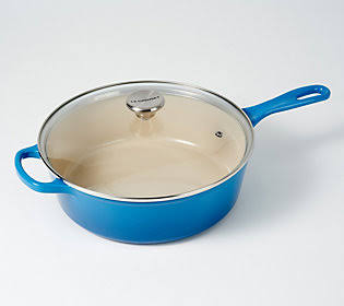 3.75-qt Cast Iron Cassadou with Glass Lid X662870