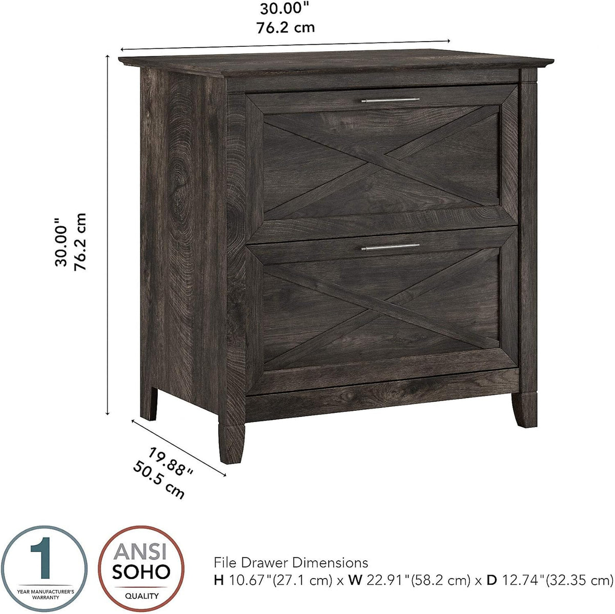 2 Drawer Lateral File Cabinet N607817