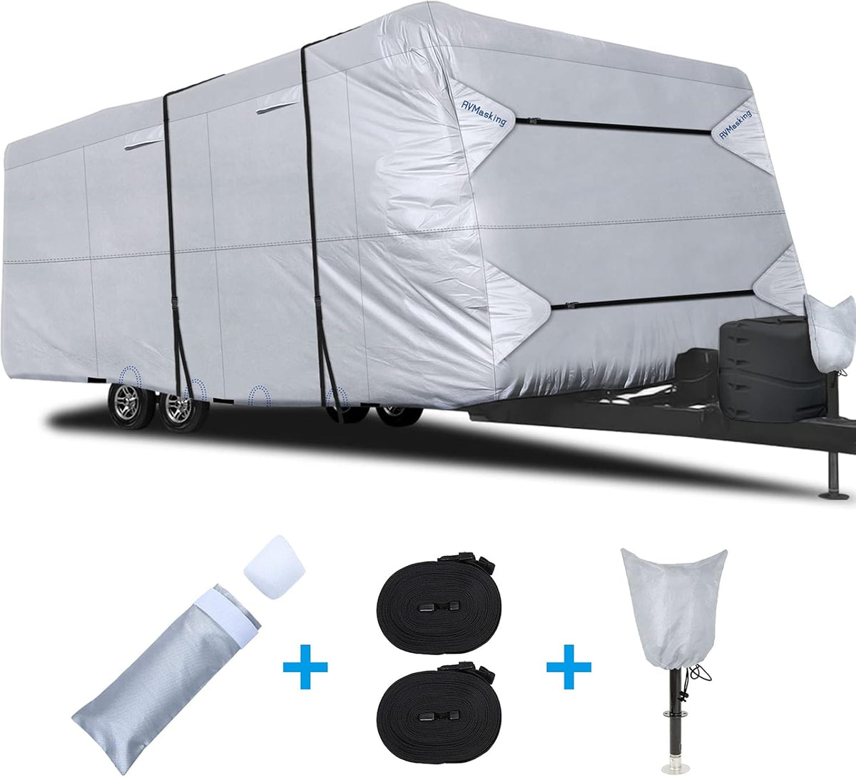 150D Rip-Stop Waterproof Travel Trailer Cover 26'1 - 28'6 W542
