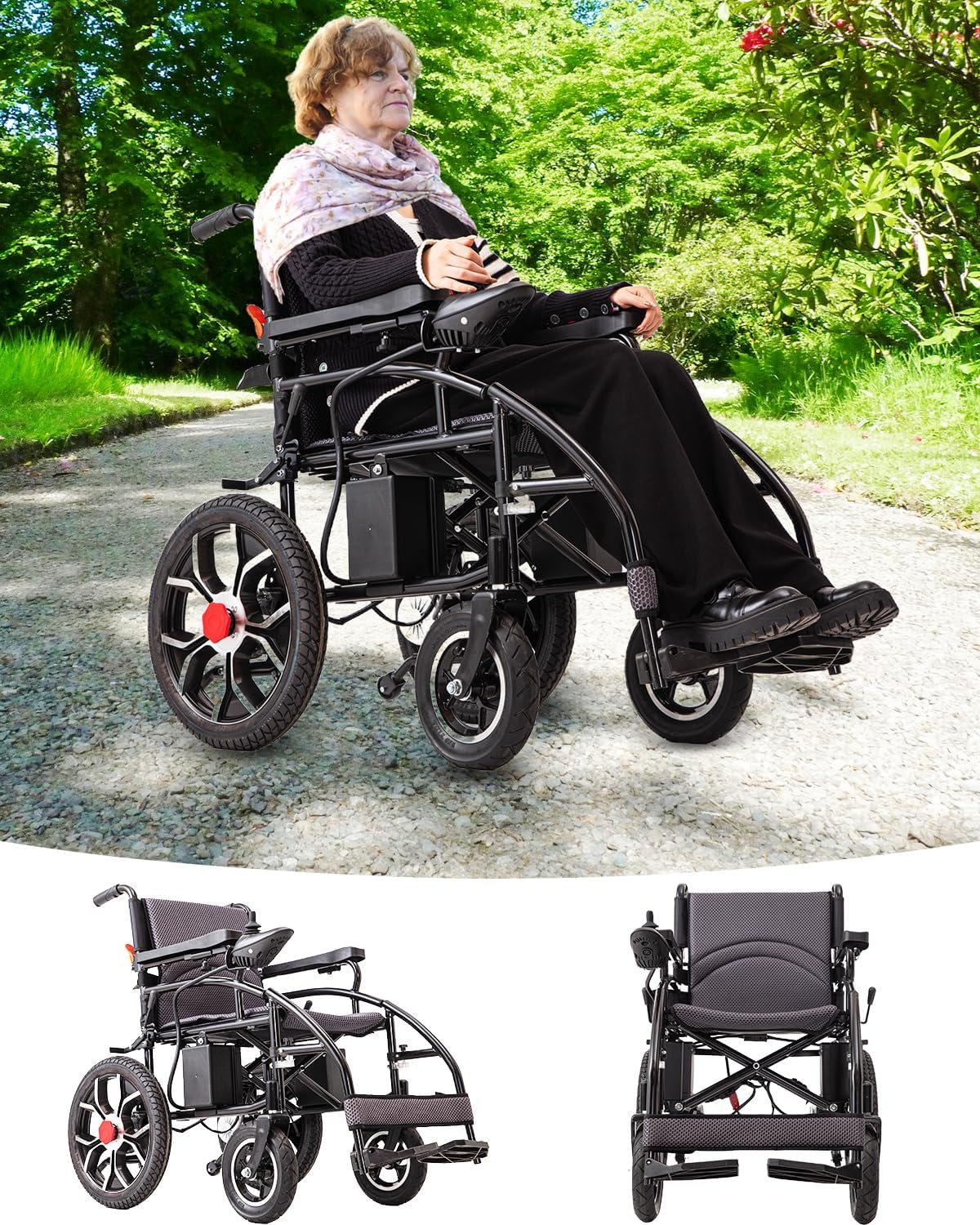 Lightweight Foldable Motorized Wheelchair X580009