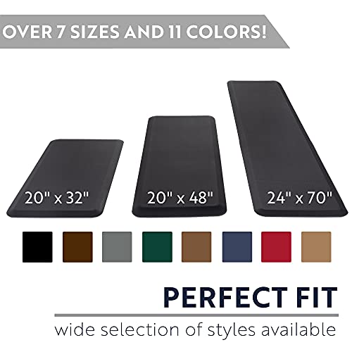 Black 39x20 Anti Fatigue Kitchen Floor Mat R2862
