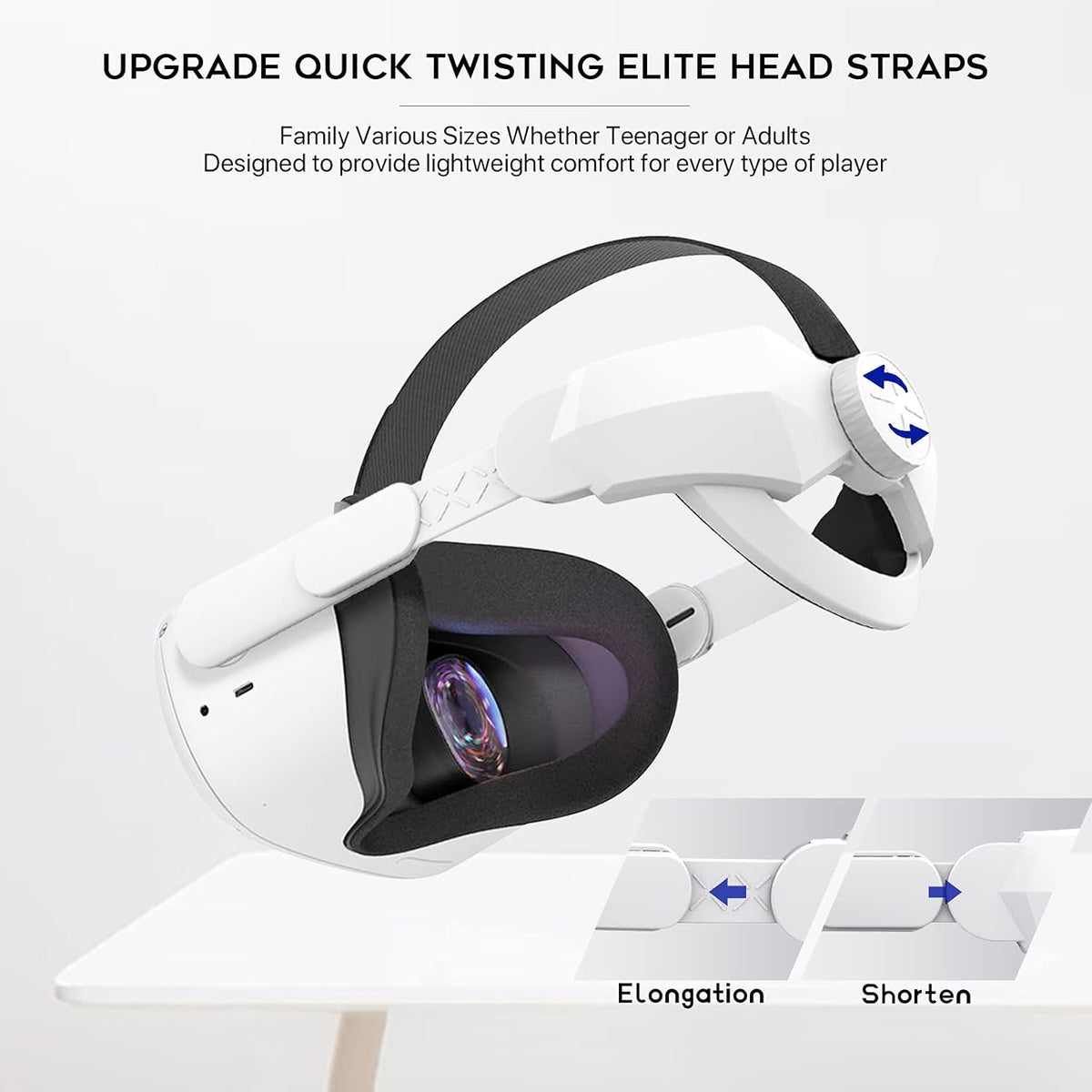 Carrying Case Set with Head Strap, Controller Grips, Silicone Face Cover and Travel Games Kit (7PCS) X66485