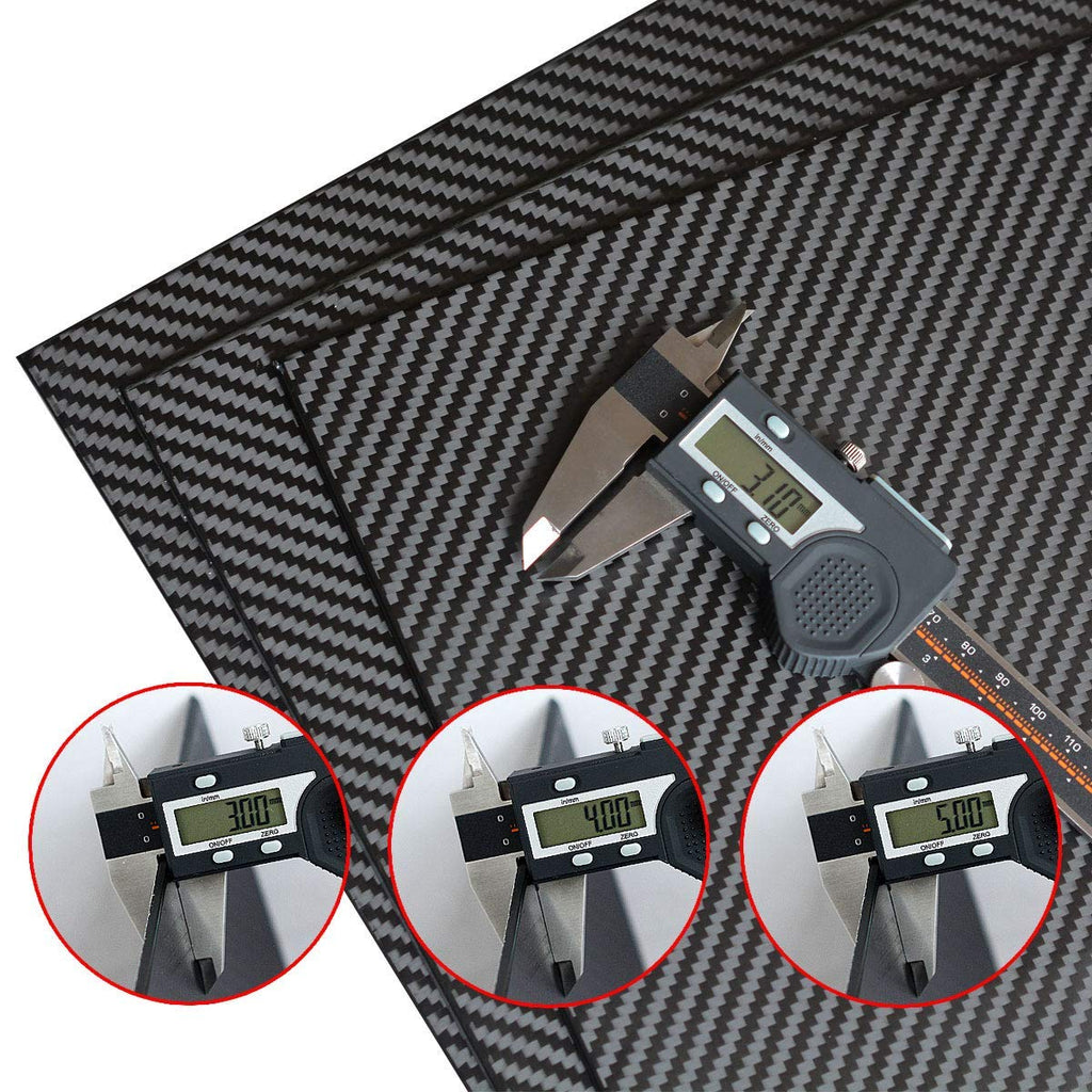Carbon Fiber Sheets 3K Twill Matte Plate A1542