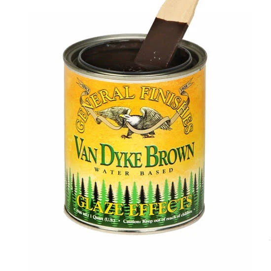 Water Based Glaze Van Dyke Brown Gallon I57290